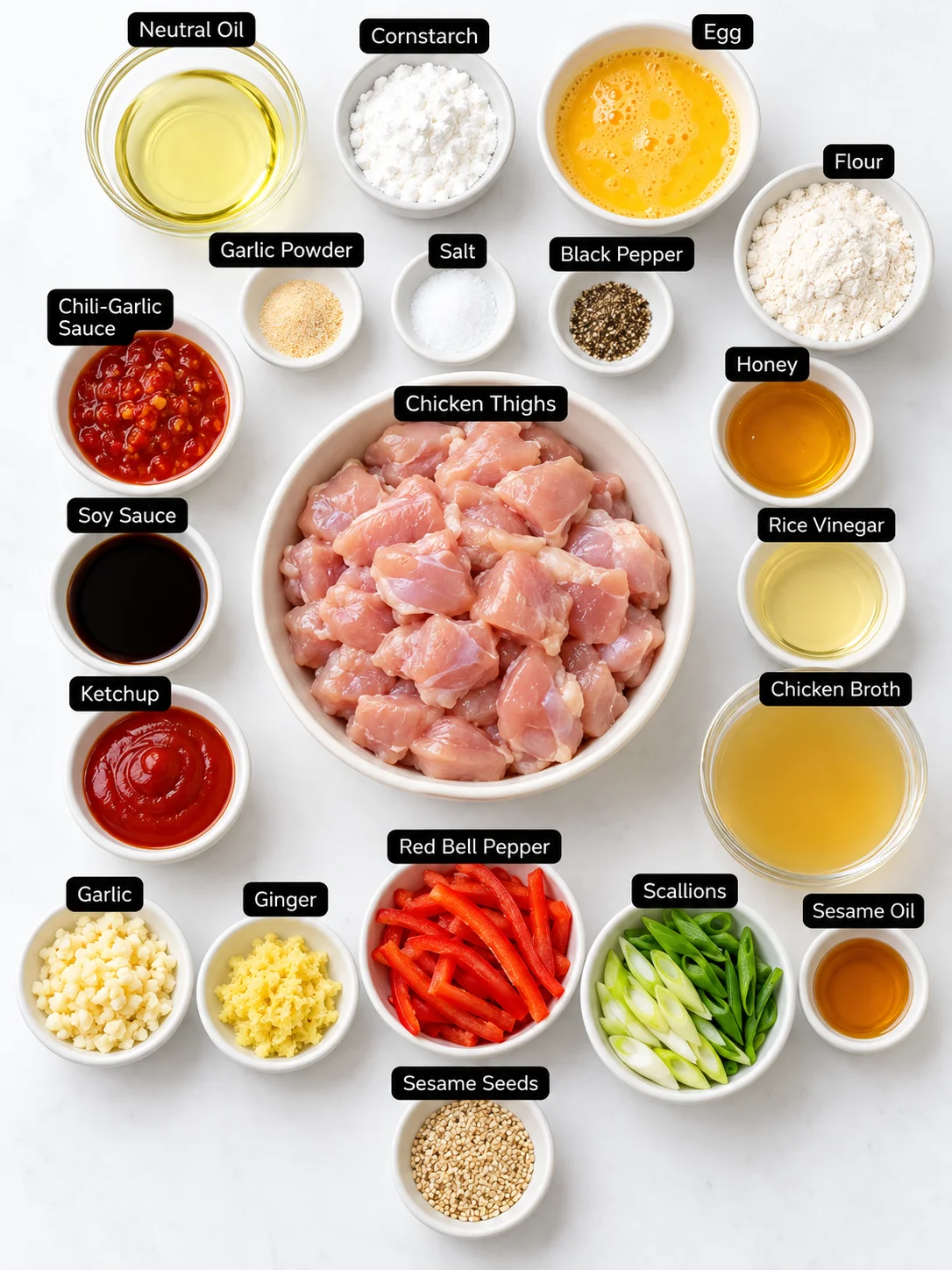 Dragon Chicken Recipe Ingredients