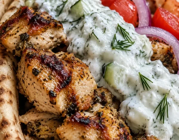 Authentic Greek Chicken Gyros