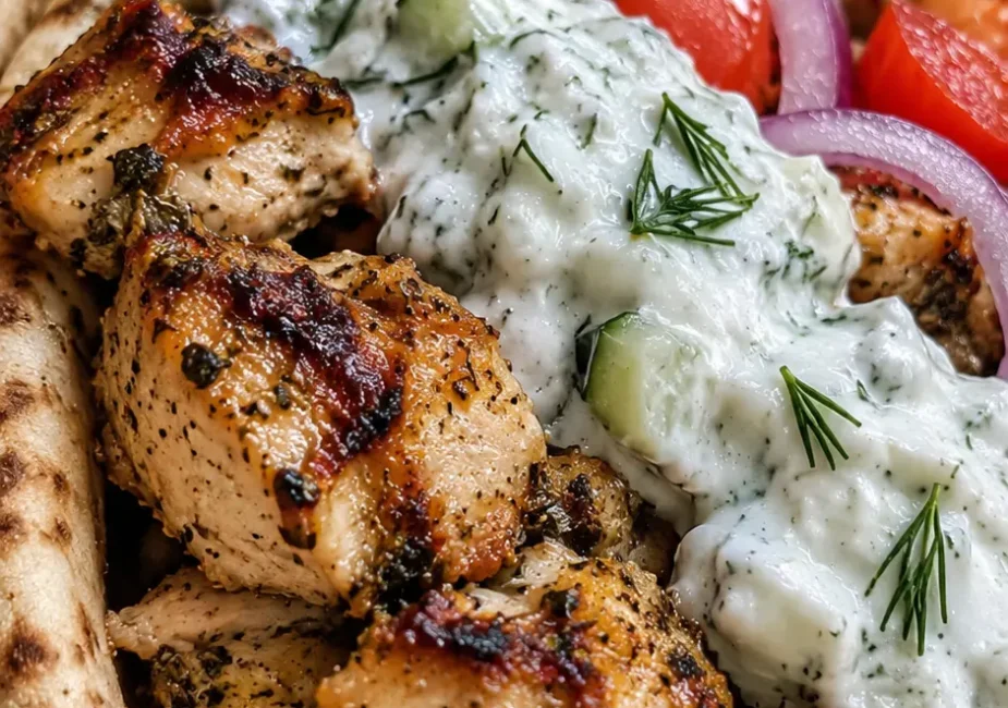 Authentic Greek Chicken Gyros