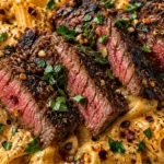 Creamy Cajun Steak Pasta