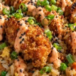 Crispy Bang Bang Chicken Fried Rice