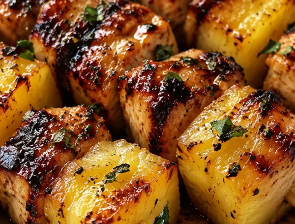 Sweet and Smoky Easy Grilled Pineapple
