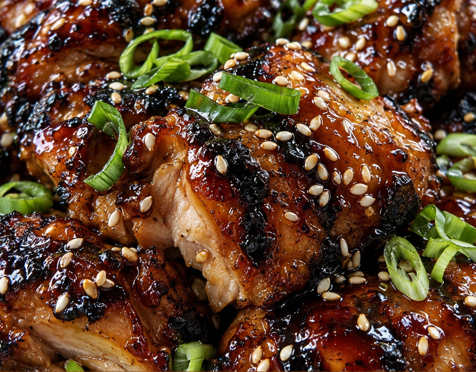 Hawaiian Grilled Teriyaki Chicken Thighs