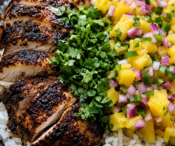 Easy Jerk Chicken Bowl