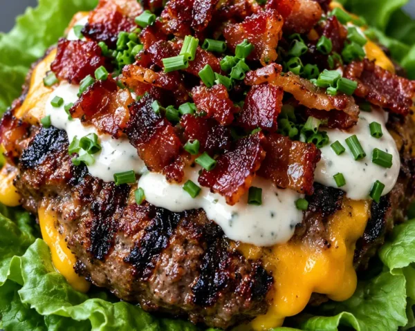 Easy Keto Crack Burgers Recipe