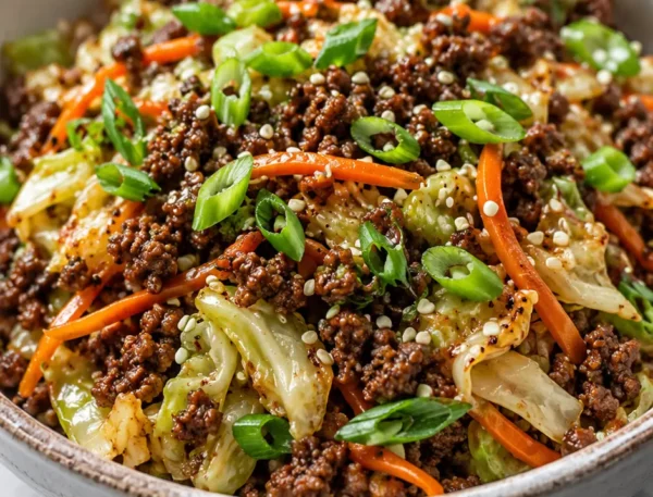 Easy Low-Carb Egg Roll in a Bowl
