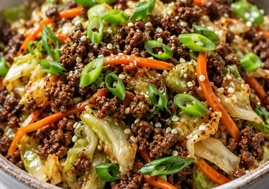 Easy Low-Carb Egg Roll in a Bowl