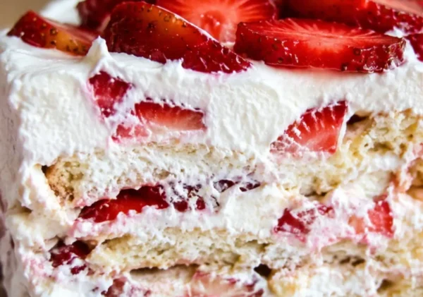 Easy Strawberry Icebox Cake