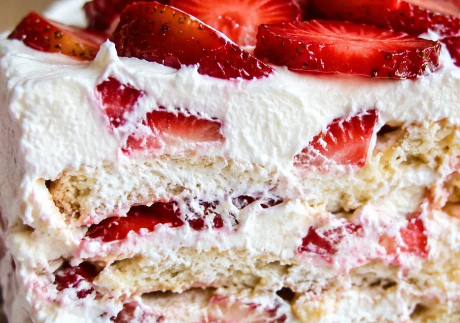 Easy Strawberry Icebox Cake
