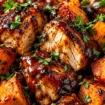 Healthy BBQ Chicken Sweet Potato Bowl