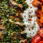 Healthy Chimichurri Grilled Chicken Bowl