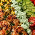 Grilled Shrimp Bowl with Avocado & Cilantro Lime