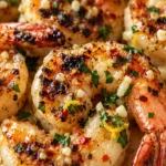 Juicy Lemon Garlic Grilled Shrimp