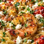 One-Pan Lemon Feta Shrimp Orzo