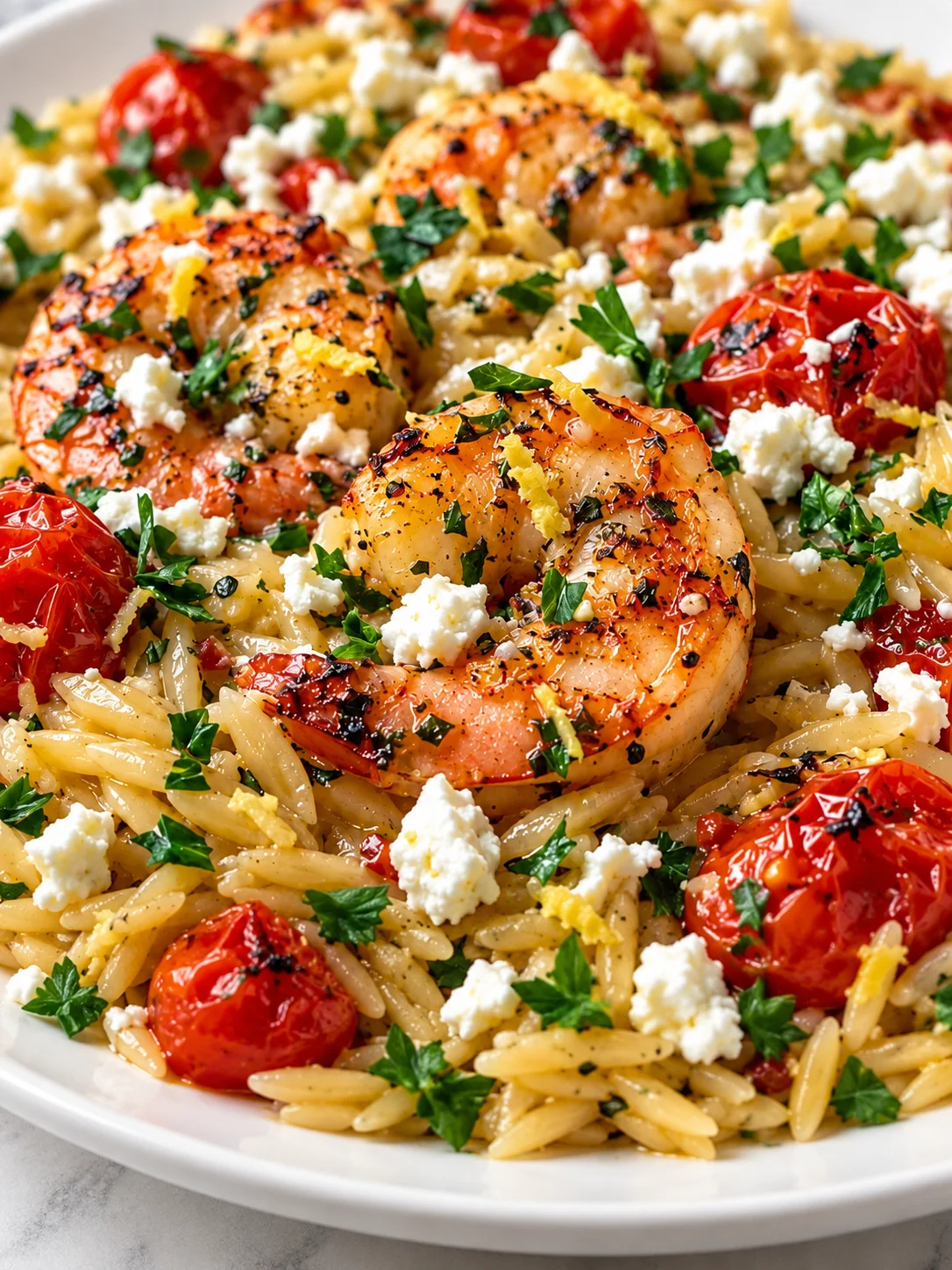 One-Pan Lemon Feta Shrimp Orzo 2