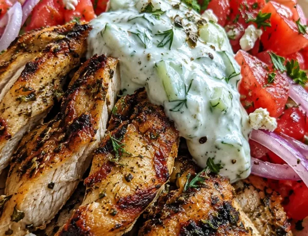 Quick 30-Minute Greek Chicken Gyros
