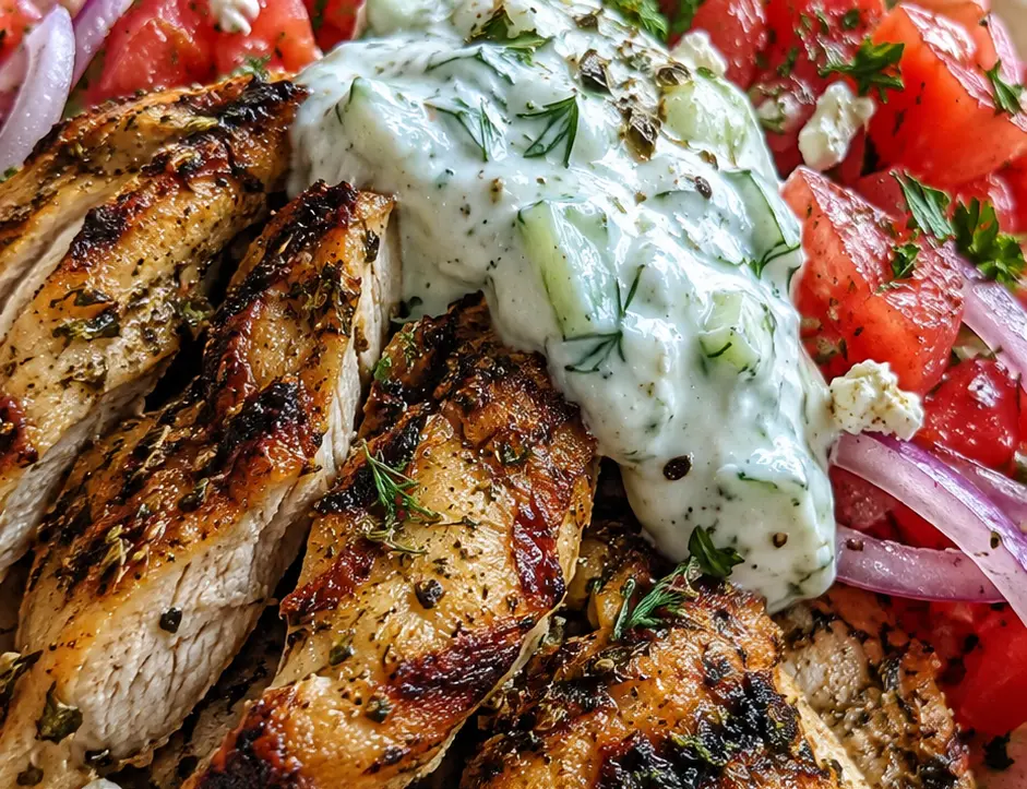Quick 30-Minute Greek Chicken Gyros