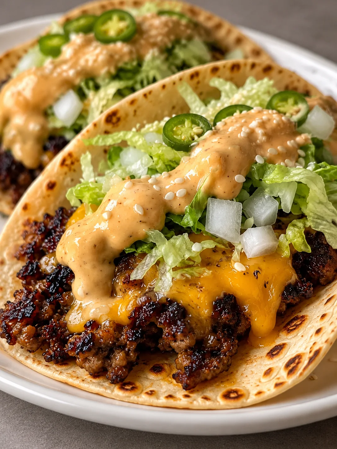 Smash Burger Tacos 