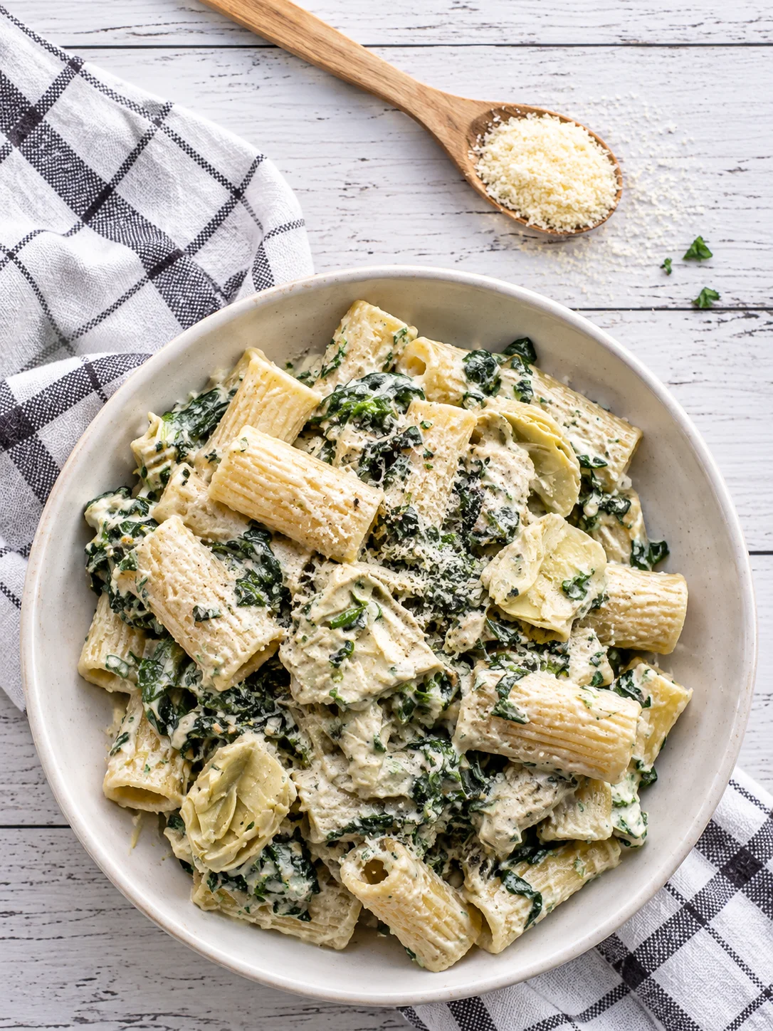 Spinach Artichoke Dip Pasta