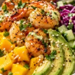 Tropical Shrimp, Mango & Avocado Rice Bowl