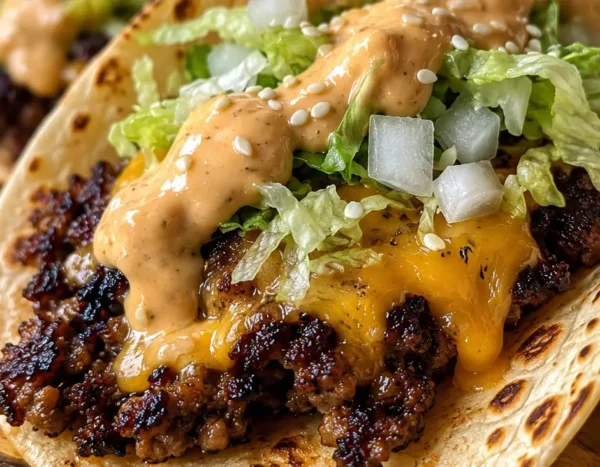 Smash Burger Tacos