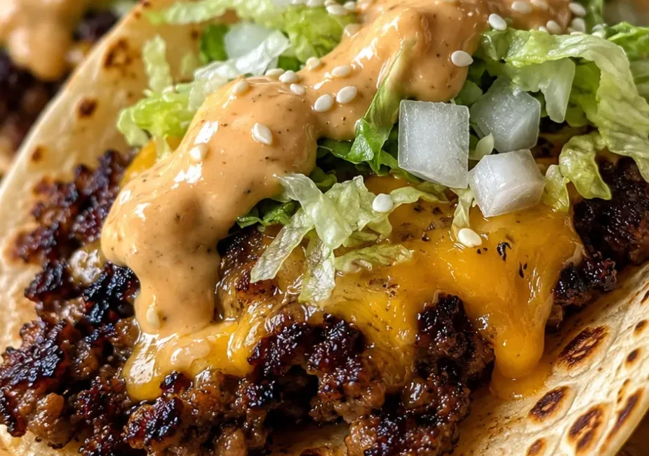 Smash Burger Tacos