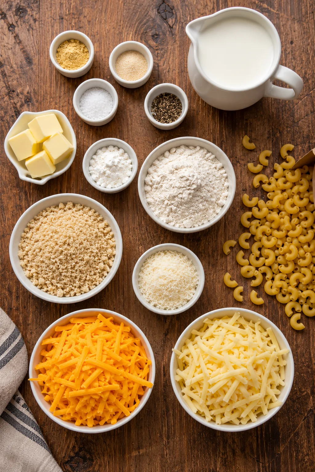 Ultra Creamy Baked Mac & Cheese Ingredients
